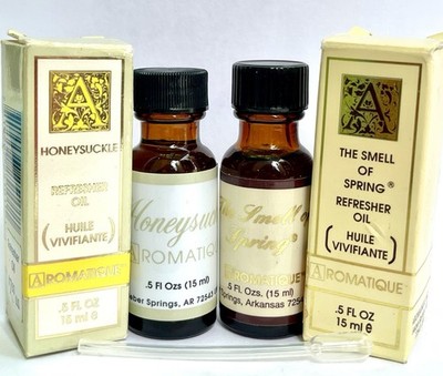 Aromatique Refresher Oil .5 fl oz 15 ml Smell Of Spring And Honeysuckle