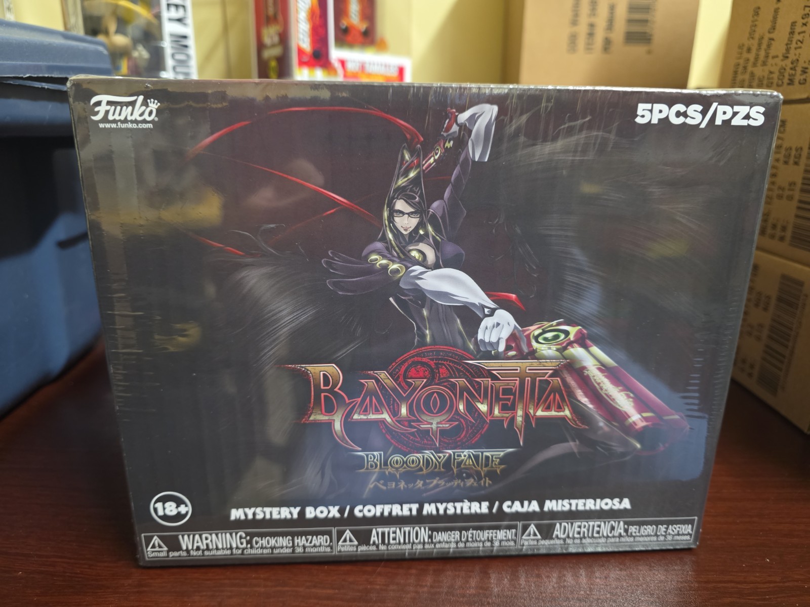 Funko Pop Bayonetta Destino Sangriento Coleccionistas Caja GameStop Exclusivo Sellado