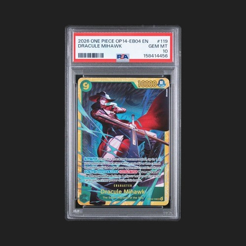 Dracule Mihawk graded PSA 10 for sale on eBay