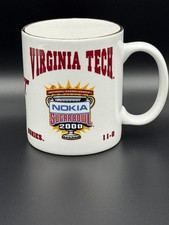 Vintage Virginia Tech Hokies Nokia Sugar Bowl 2000 Mug 11-0 season