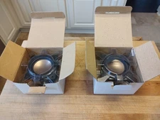 HiVi B3S 3" Aluminum Alloy Full-Range Driver Pair / 8 ohm / NOS / Square frame