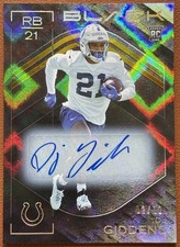 2025 Prizm Black Rookie Gold Auto DJ Giddens Indianapolis Colts /10 Colts