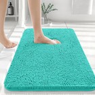 Extra Soft Absorbent Chenille Bath Rugs, Rubber Backing Quick Dry Bathroom Rugs