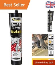 Reliable Everflex Gutter and Roof Sealant - Black Paste, 295ml - Water Resistant