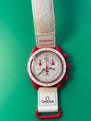 Authentic Omega x Swatch Moonswatch Watch Mission to Mars
