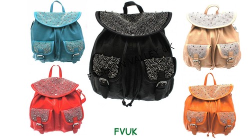 LADIES DESIGNER CRYSTAL STUDDED SKULL 