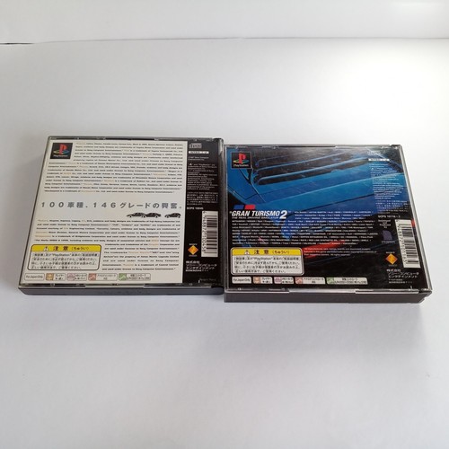 Gran Turismo 1 & 2 Set Lot PS1 PlayStation 1 Japan Import CIB Complete - Picture 3 of 13