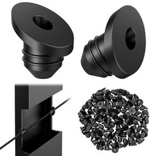 100 Pack 30 Degree Cable Railing Rubber Grommets Fitss 1/8" 5/32" 3/16" Cables