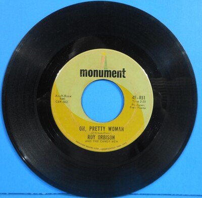 ROY ORBISON OH, PRETTY WOMAN ~ YO TE AMO MARIA 7'' 1964 NICE CONDITION! VG!!B