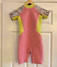 Girls Wetsuit Dark Lightening Wetsuit Shorty Wetsuit Neoprene Kids Size XL NWOT