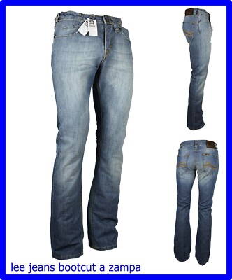 jeans pantalone lee da uomo a zampa bootcut svasati w28 w29 w30
