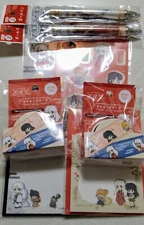 INUYASHA stationery set, 2 pens, 2 masking tapes, stickers and 2 sticky notes