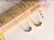 New Women Girl Cute Stainless Steel Heart Pendant Charm Necklace Clavicle Chain