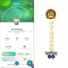 Pokémon Go - Shiny Scatterbug Form Savanna - Trade Registered Or PtC (20k )