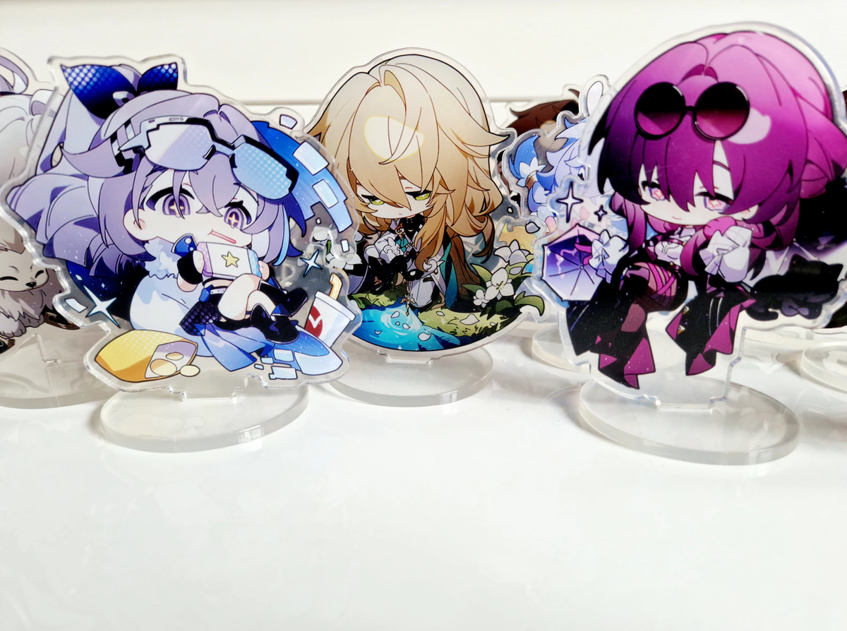 Honkai Star Rail Acrylic Stand Standee 10cm Dan Heng Bronya Kafka