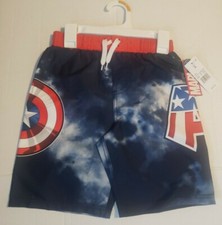 boys marvel captain america swim trunks