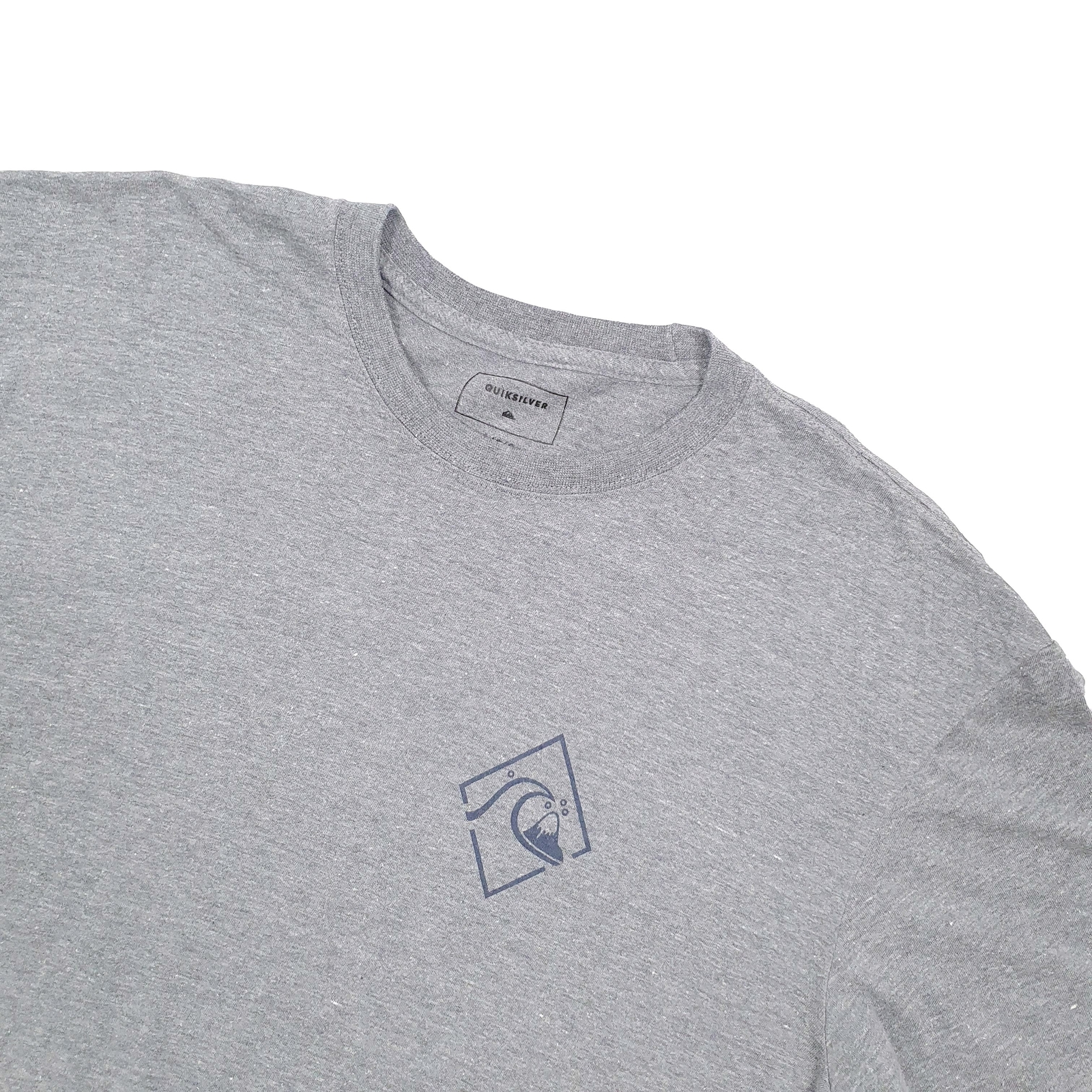 QUIKSILVER Grey T Shirt Tee Short Sleeve Mens L image 3