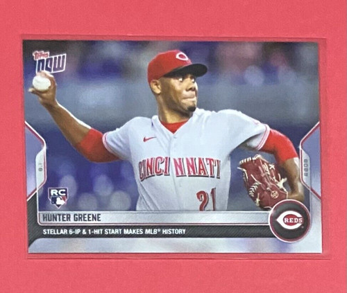2022 Topps Now 635 Hunter Greene