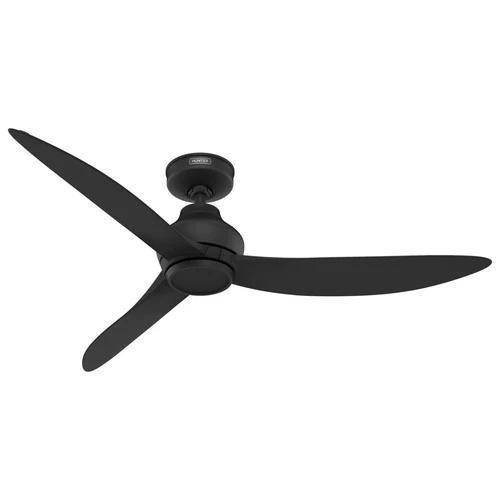 Hunter 52 inch Mazzini ENERGY STAR Matte Black Damp Rated Ceiling Fan and Remote - Picture 15 of 15