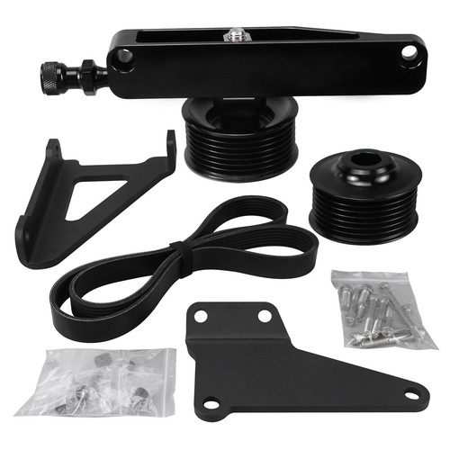 Juego de poleas de repuesto de aluminio para Honda para motor serie K intercambiable aire acondicionado y P/S - Imagen 8 de 12