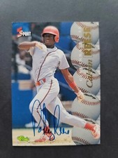 1995 Classic 5 Sport Calvin Pokey Reese Autograph Rookie Card 🔥 Cincinnati Reds