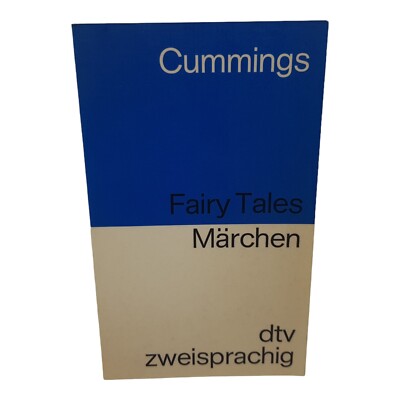 Fairy tales Märchen Cummings zweisprachig dtv Deutscher Taschenbuch Verlag 1974