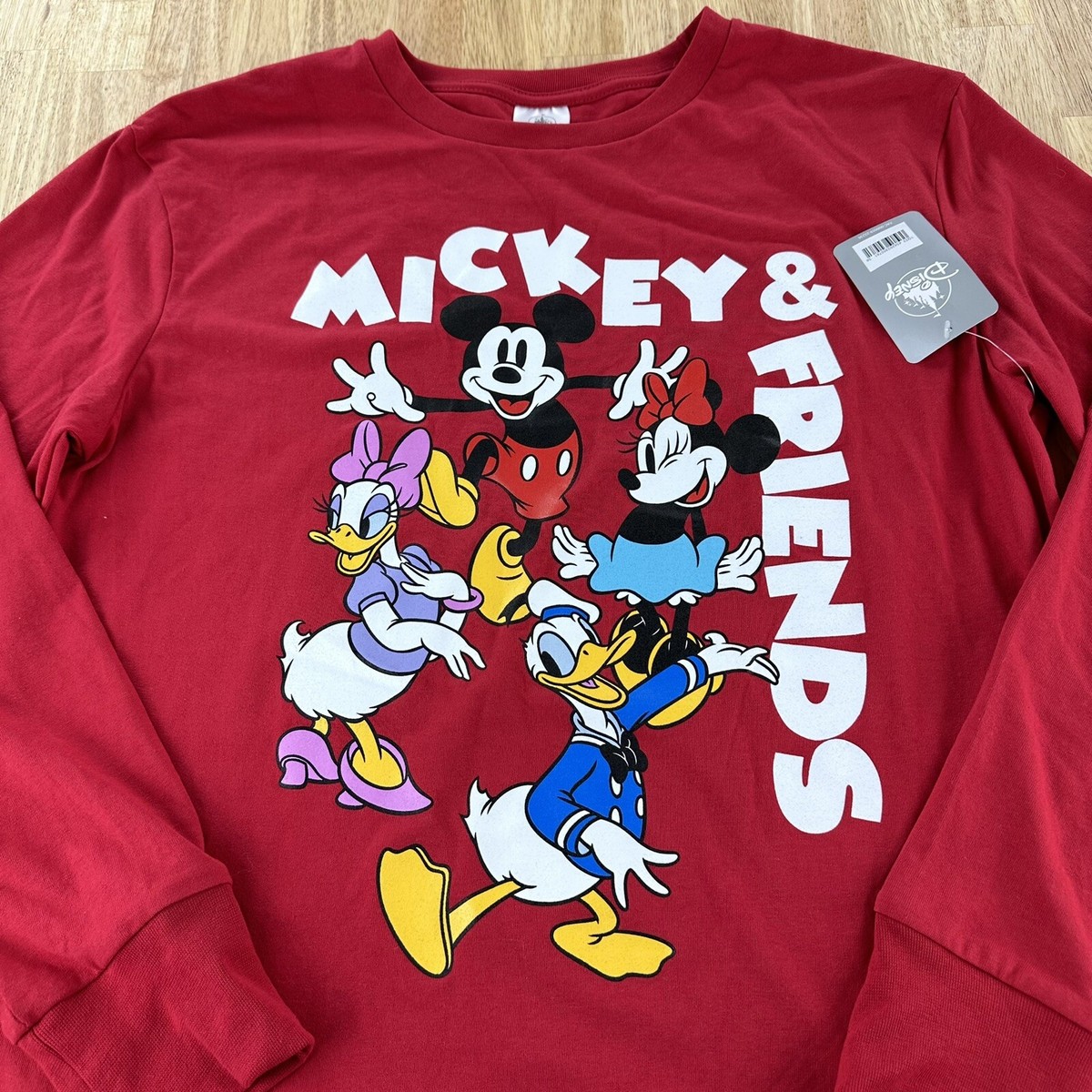 Long Sleeve Mickey Clothes For Adults Women's Long Sleeve Mickey