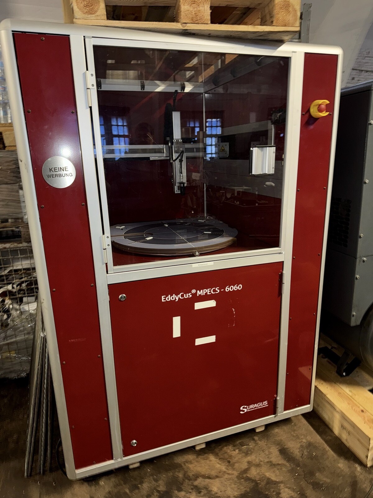 Suragus EddyCus MPECS-6060 Wirbelstromprüfanlage Eddy Current ZfP 600x600mm