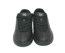 K SWISS CLASSIC VN VARSITY LOW BLACK/BLACK 83343-001-M LEATHER BIG KIDS SNEAKER