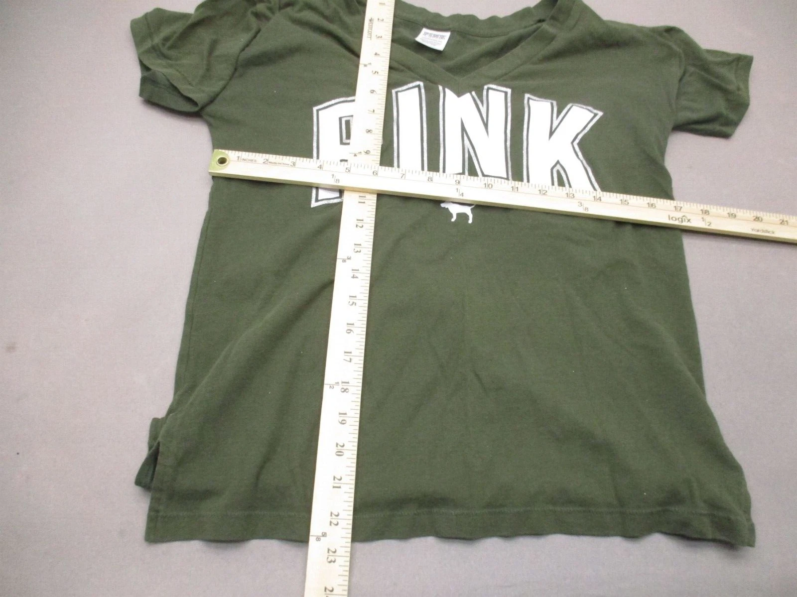 victoria-secret-vs v-neck short sleeve athletic shirt
