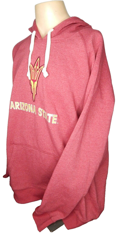 new w tags ARIZONA STATE SUN DEVILS red hoodie hooded sweatshirt men's 2XL ASU - Picture 3 of 9