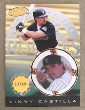 1999 Pacific Invincible - Opening Day - Vinny Castilla - #49 - Rockies - NrMt