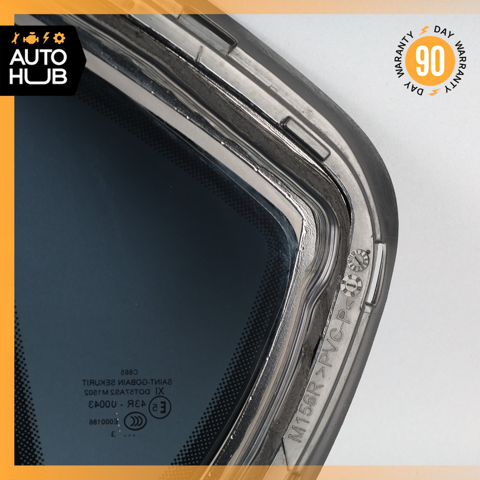 14-22 Maserati Quattroporte M156 Rear Right Side Quarter Window Glass OEM 69k