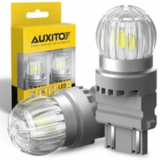 AUXITO 3157 3156 LED Reverse Backup Light Bulbs 6000K White 2800LM Super Bright