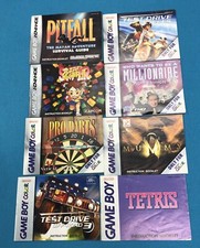 8 Ct. Gameboy/Gameboy Color/Gameboy Advance Manual Lot