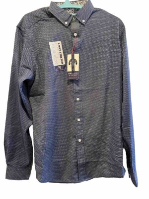 International Resort Men s Med Long Sleeve Button Up 4 Way Stretch Moisture
