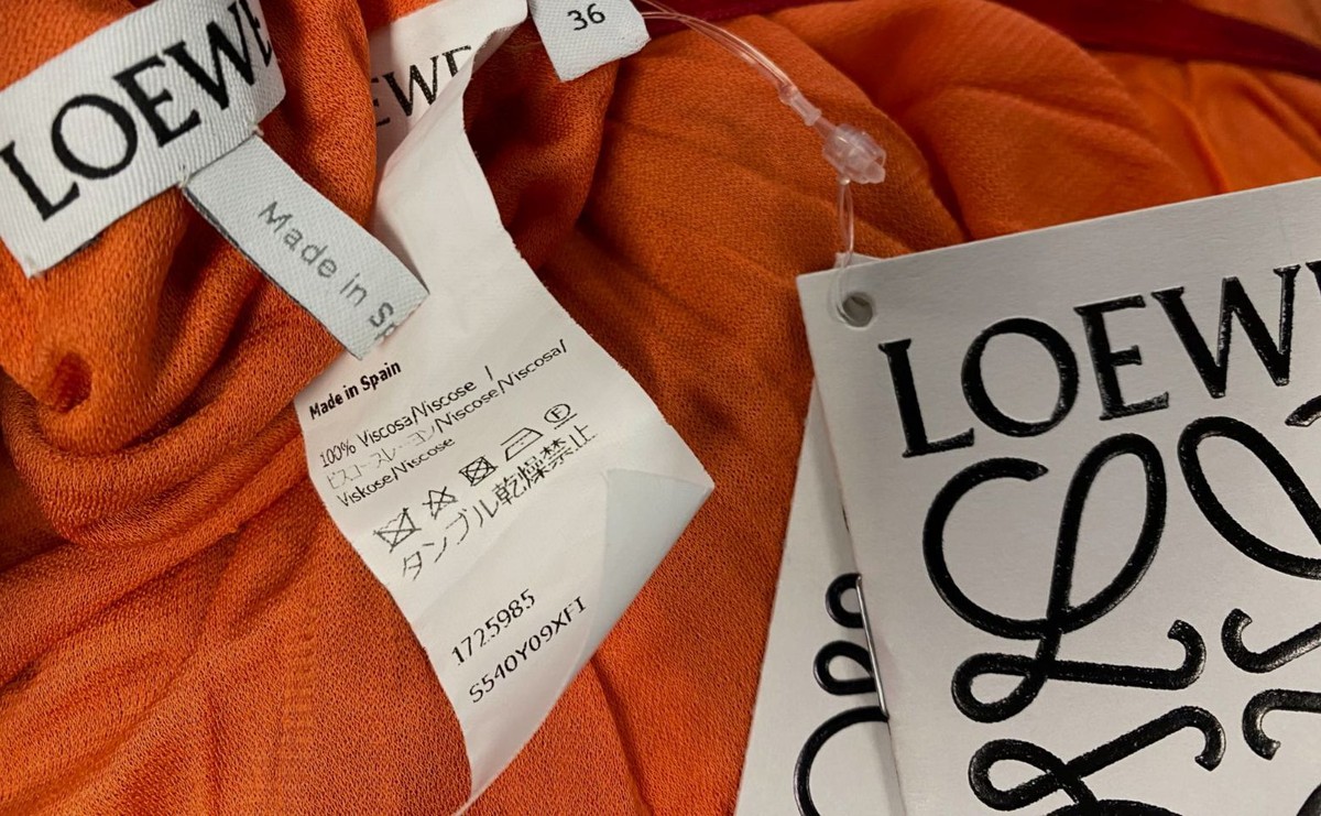 open lace back dress LOEWE Size M Orange Beige Cotton Blend Ombre Tank Long Dress – Sui Generis  Designer Consignment main image 0