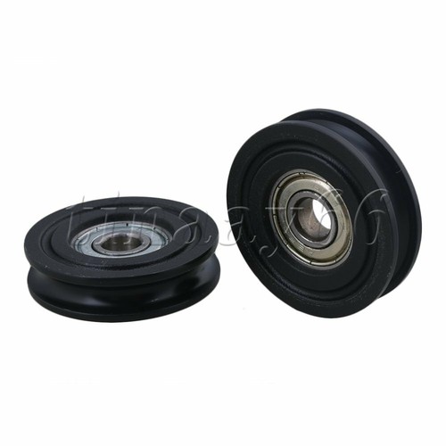 50X U Groove Sealed Ball Bearing 8x40x10mm Wire Rope Track Guide Pulley Bearing - Foto 4 di 5
