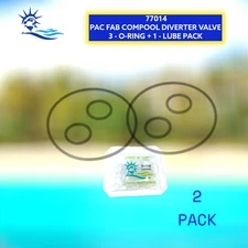 77014 Fits Pentair Compool 1.5 and 2 Diverter Valve Kit 51016200 192039 65-O-536