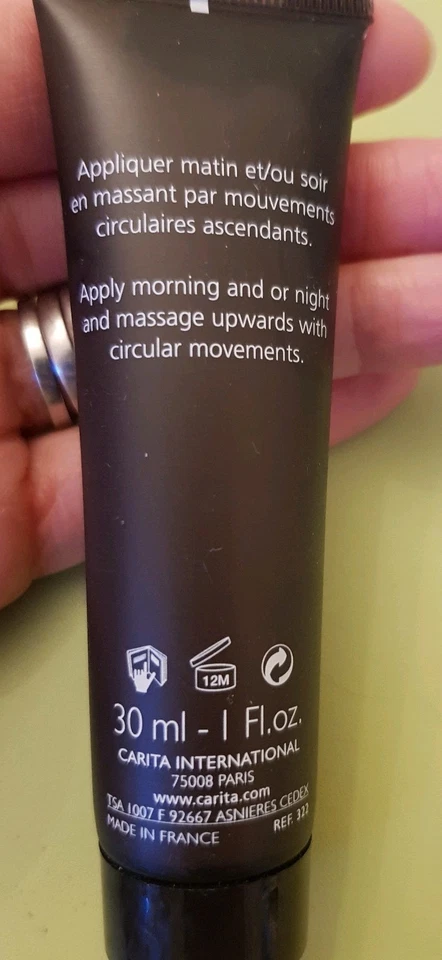Crema reveladora de firmeza corporal Carita Paris Haute Beauté 30 ml tamaño muestra  Foto 2 de 2