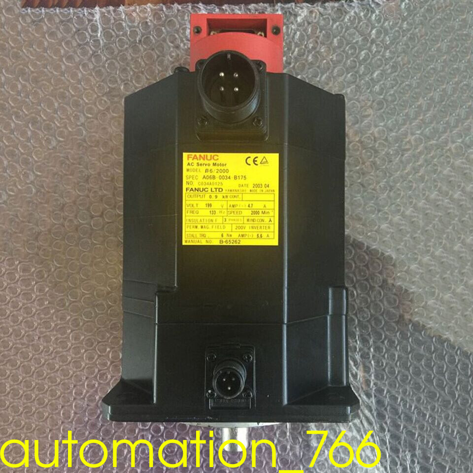 ファナック　リアクター 1PC FANUC A06B-0034-B175 Servo Motor New Via DHL or FedEx | eBay