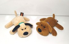 Melissa Doug 2 Puppy Plush Dogs Sandy Cocoa Toy 6"