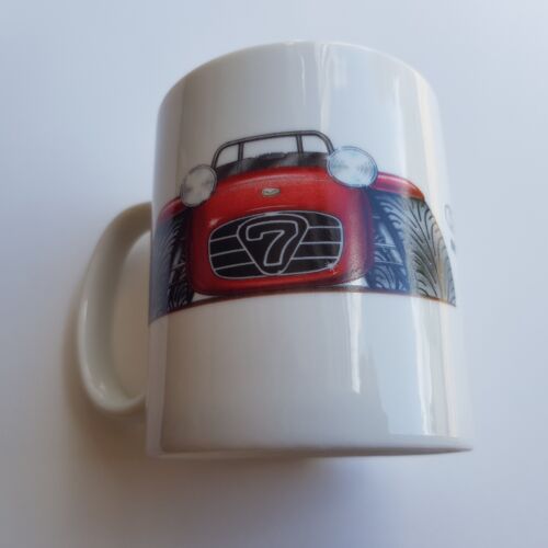 Caterham Motorsport Keramik Kaffee Teebecher Vintage britischer Sportwagen Rennen - Bild 1 von 12