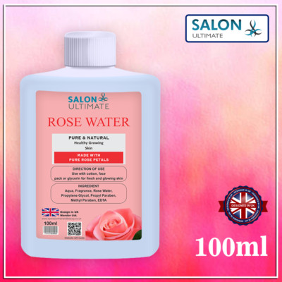 100% reines natürliches organisches Rosenwasser Toner Reiniger, Feuchtigkeitscreme für frisches Gesicht