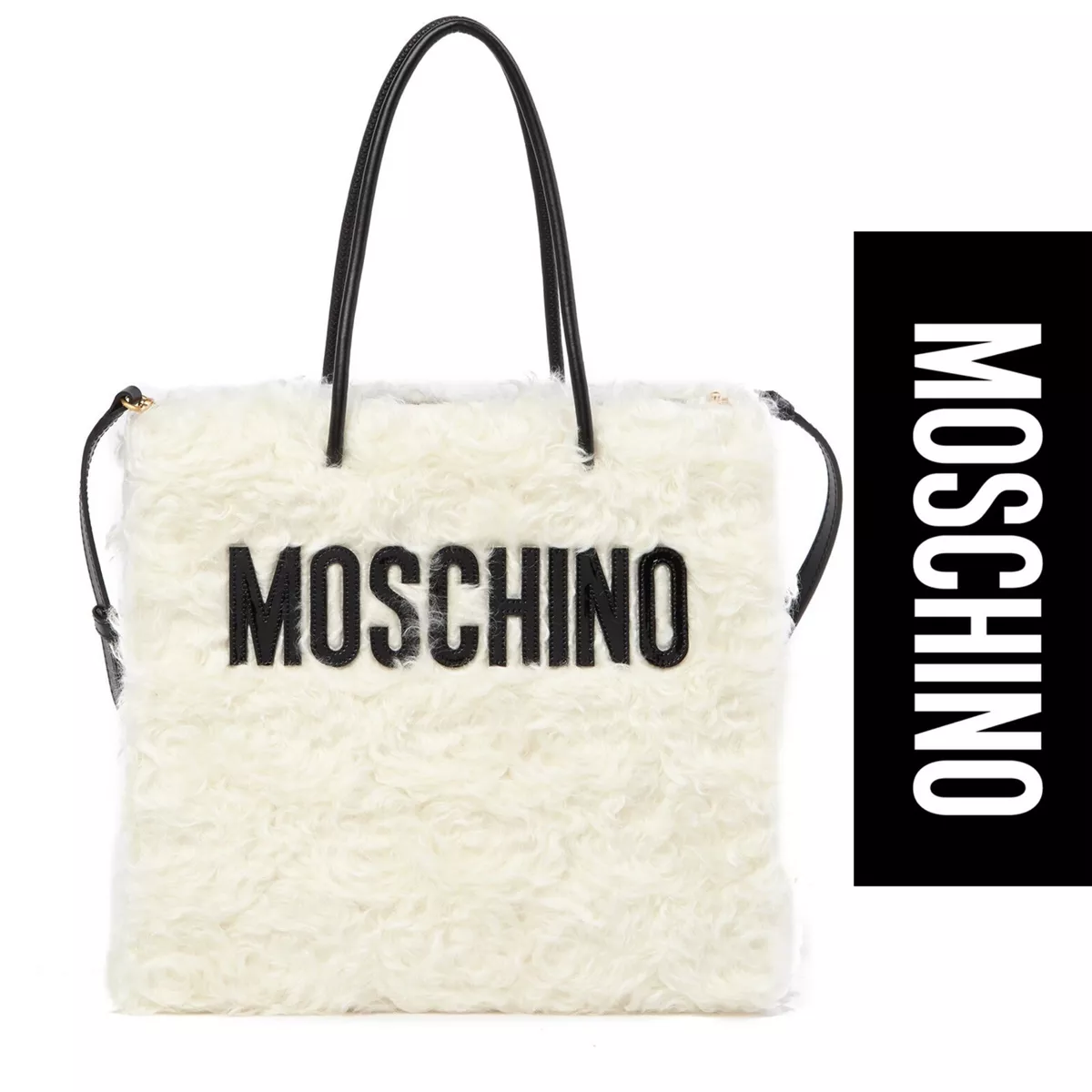Moschino outlet mohair bag