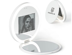 FENCHILIN Travel Compact Mirror with UV Camera for Sunscreen Test