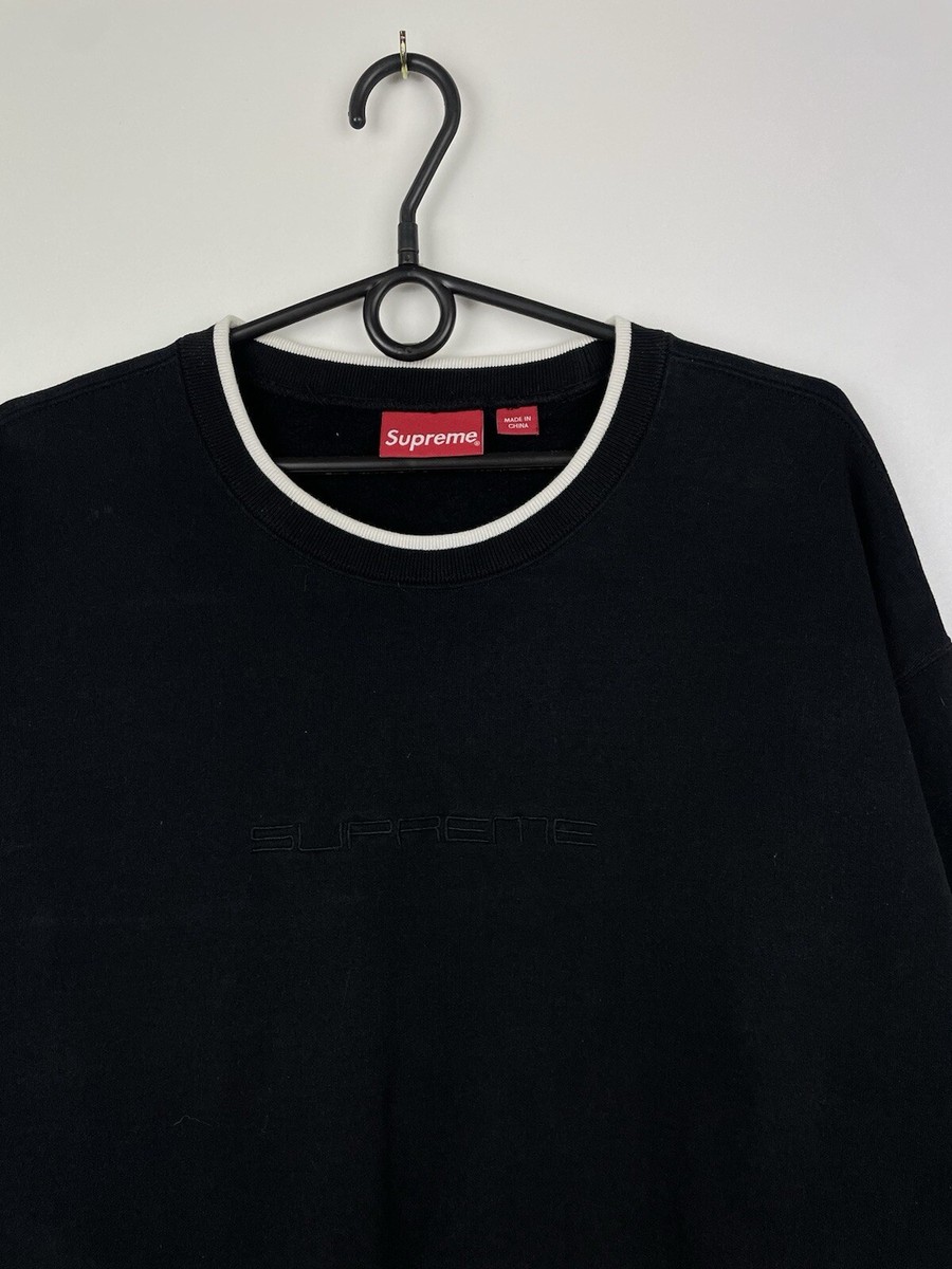 Supreme stretch crewneck black
