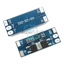 2PCS 2S 8A 18650 Li-ion Lithium Battery Balanced BMS Charger Protection Board-