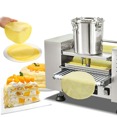 Kolice 8 inches Egg Skin Mille Crepe Machine, Thousand Layers Cake Skin Maker