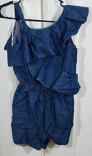 Habitual Antonella Ruffle Shoulder Romper Medium Stone Size 10